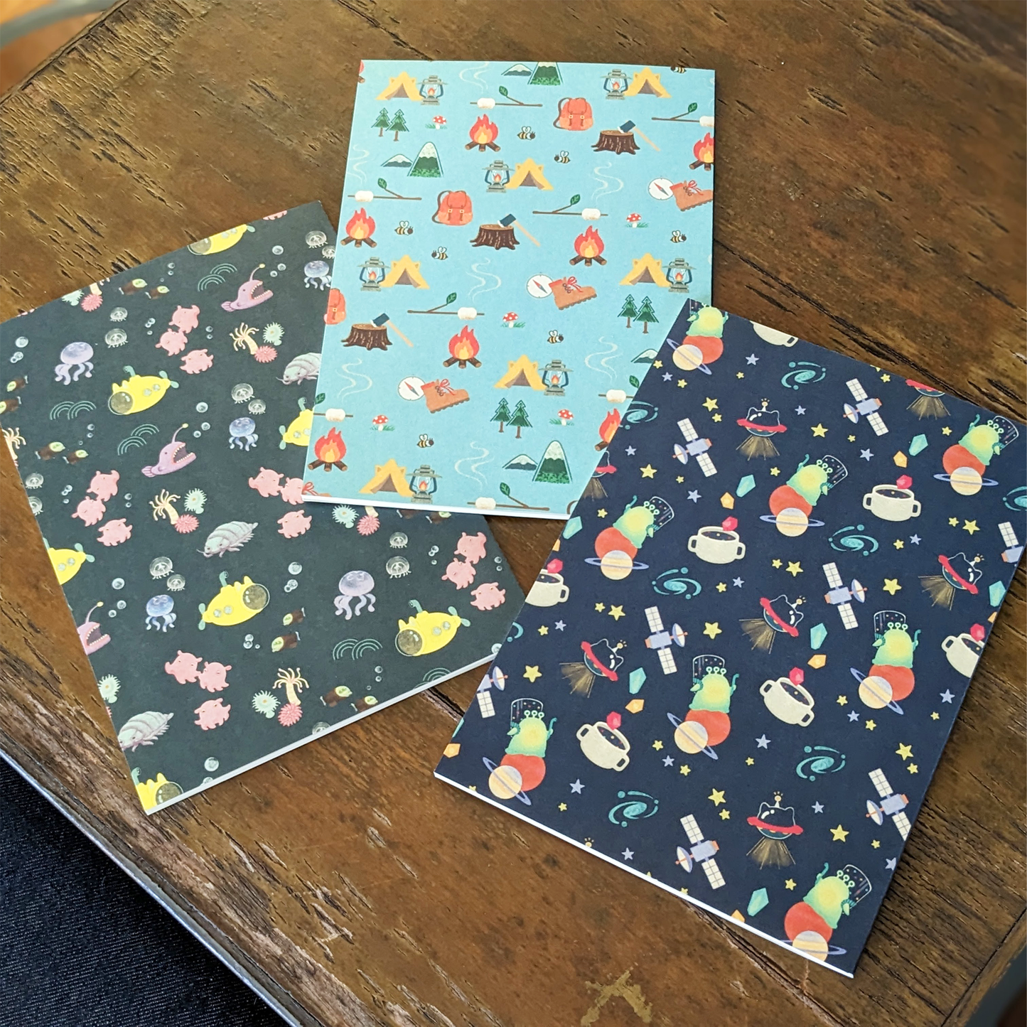 Curious Cat Notebook - Deep Sea