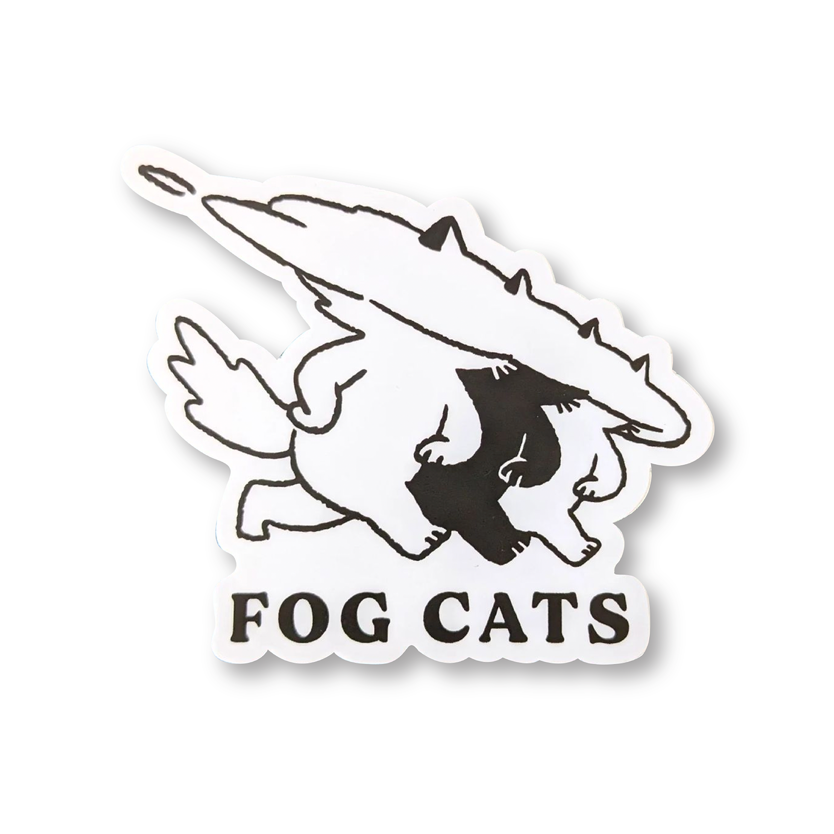 Logo Cat Sticker - Original – Fog Cats