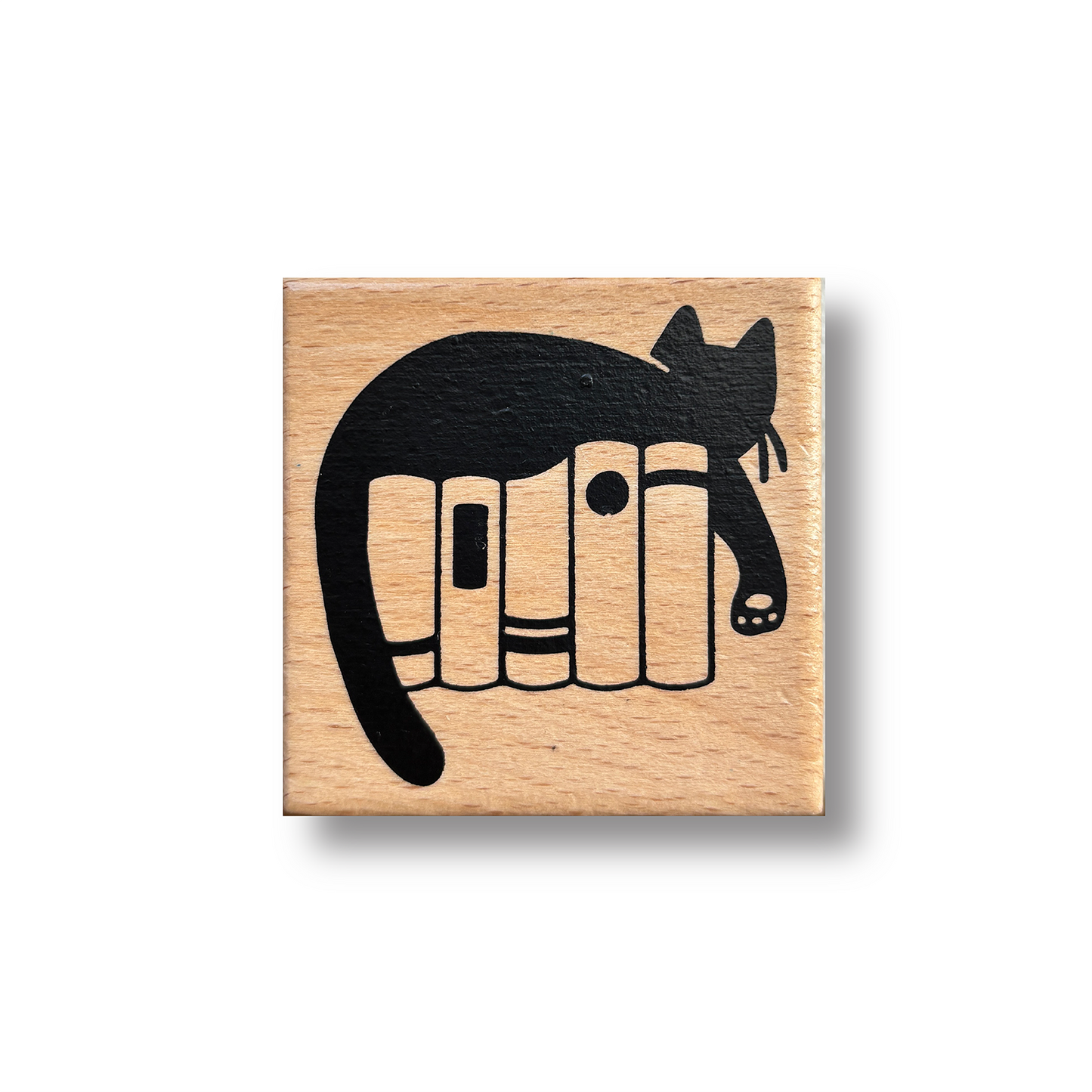 Academic Cat Rubber Stamp