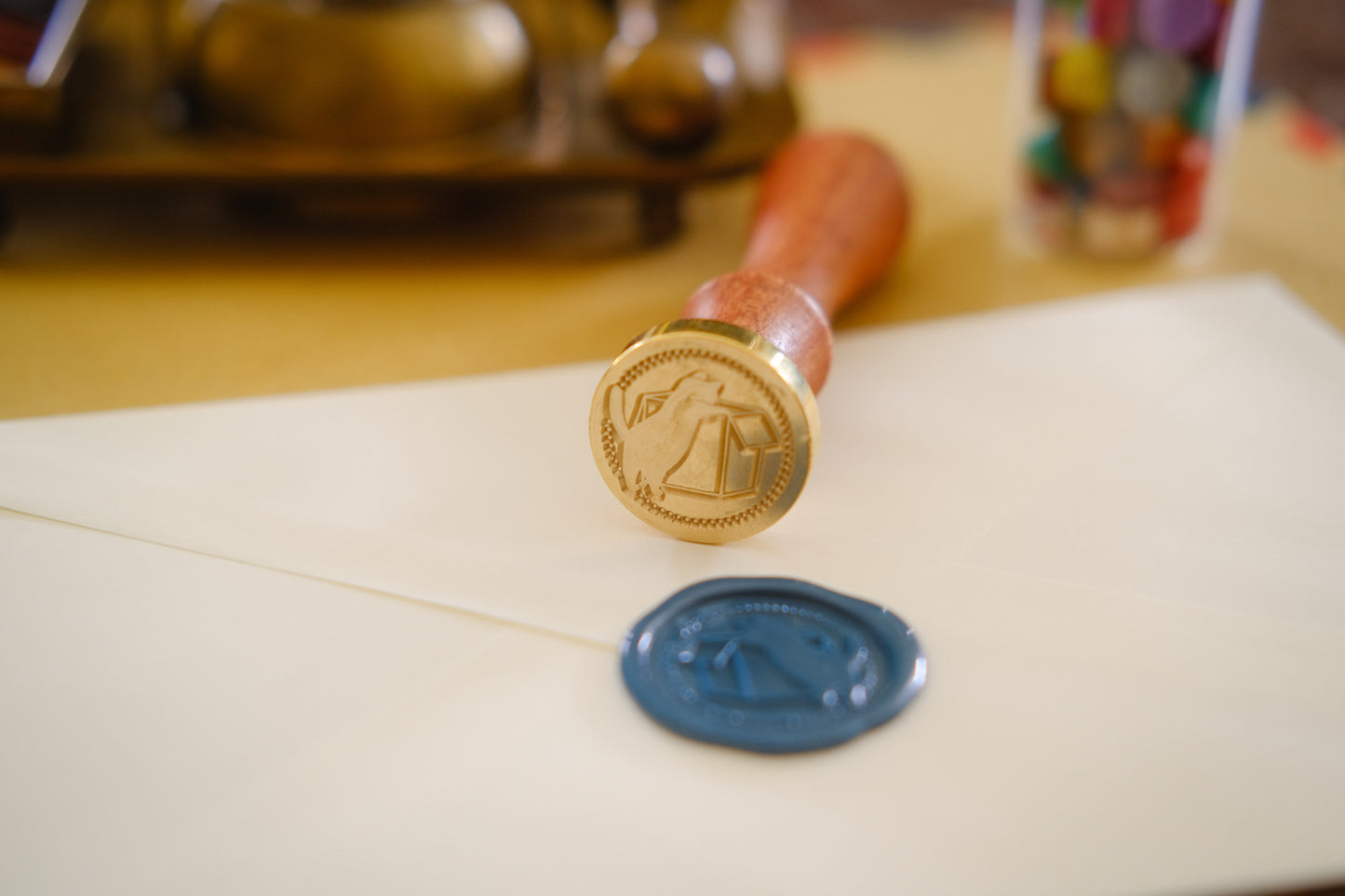 Box Cat Sealing Wax Stamp
