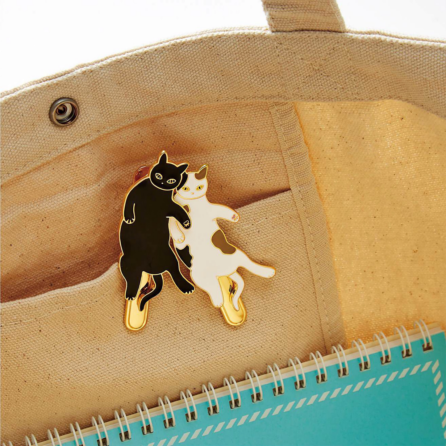 Cat Key Chain with Clip / クリップ付きキーホルダー