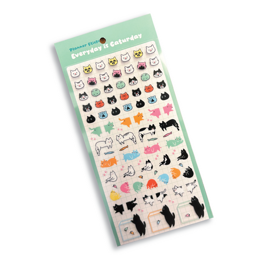 EVERYDAY IS CATURDAY Sticker Sheet 01