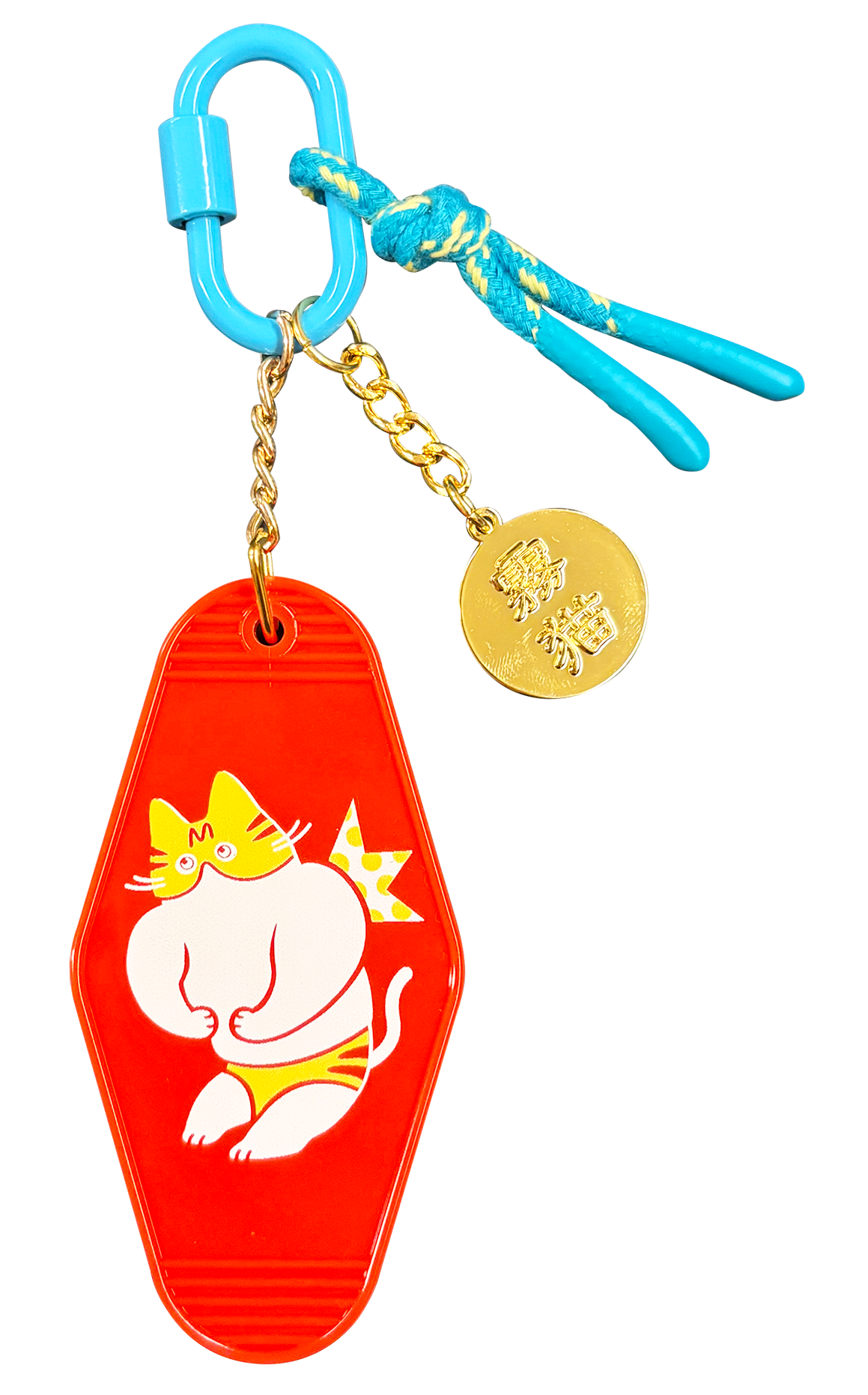 Opantsu Cat - Lucha Libre Keychain